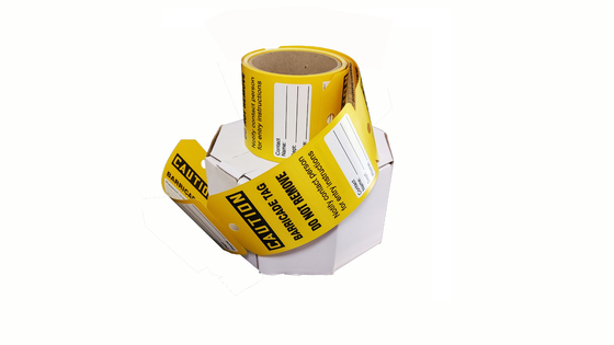 Long Lasting Plastic Safety Tag Essential for Safety Precautions