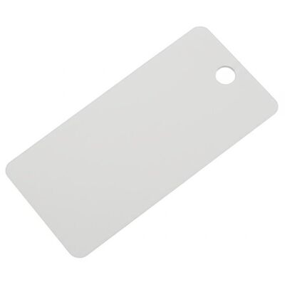 Custom High Plastic Quality Blank Hang Tag Pass Card Door Hanger Flyer