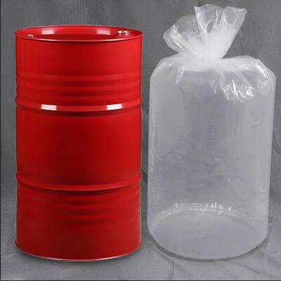 Factory Wholesale Custom Safe Plastic 5 15 30 55 Gallon LDPE Transparent Round Bottom Plastic Drum Liners Bags