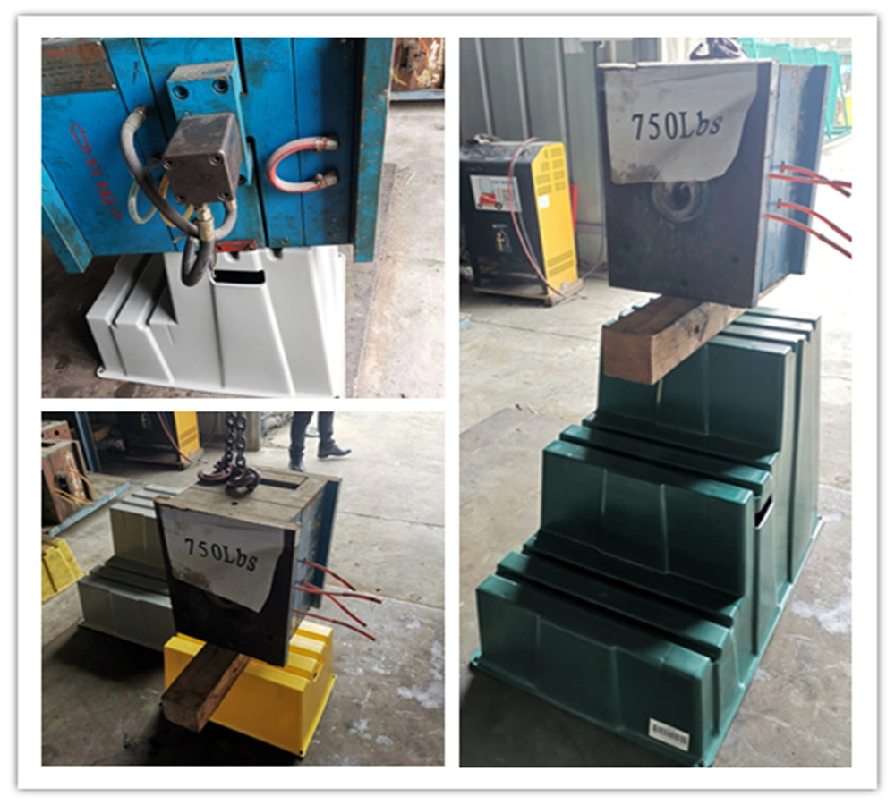 Suporte plástico da etapa da multi cor com capacidade de carga 500lb 4