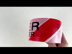 Faixa de advertência de PE personalizada