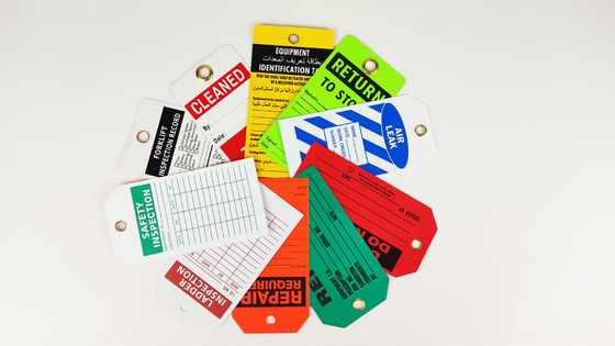 Etiqueta plástica personalizada da segurança legível para a notificação do perigo