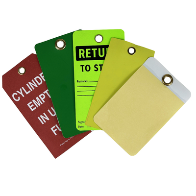 Etiqueta de segurança de plástico de design personalizado durável Etiqueta de identificação