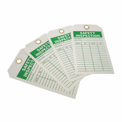 Marca de segurança de plástico durável Marca de identificação para identificação única