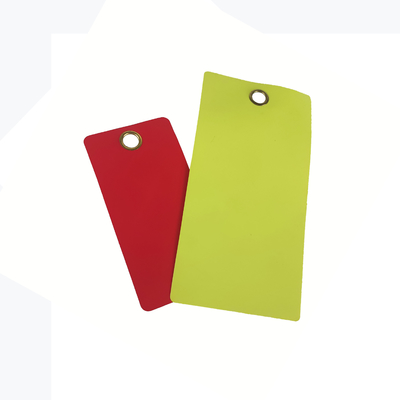 Marcas de segurança de plástico personalizadas coloridas e impressas para visibilidade no local de trabalho