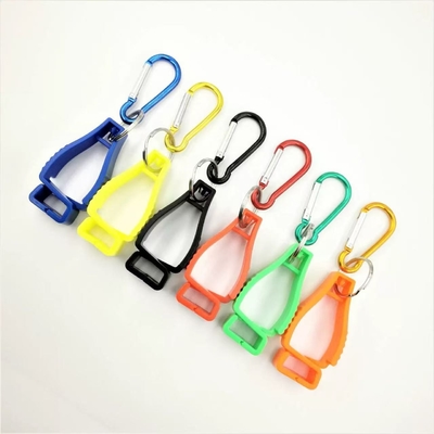 Fabrica de venda por atacado de produtos de trabalho de segurança do trabalho personalizado anti-perda anti-derrapante multicolorida de alta resistência de suporte de luva clip