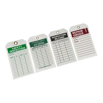 Etiqueta de segurança de vinil de PVC personalizada Impermeável à lágrima Resistente a UV Resistente à resposta rápida para produtos de segurança