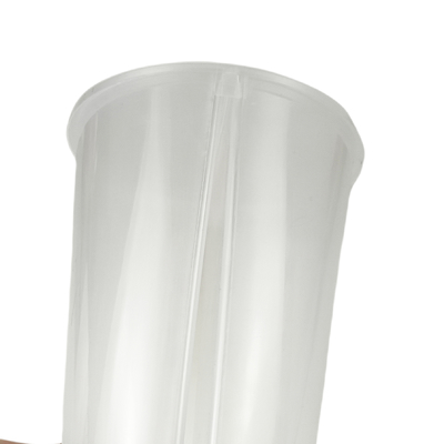 Custom Split Double Milk Tea Cup Take Away Plastic Cup with Lid