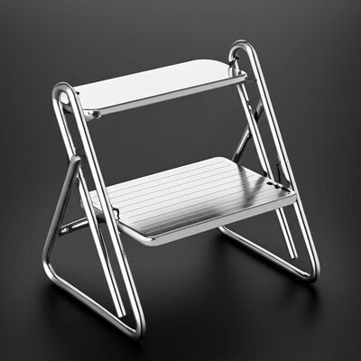 Estaca de degraus empilhável que fornece suporte robusto e opção de armazenamento compacto adequado para vários ambientes profissionais