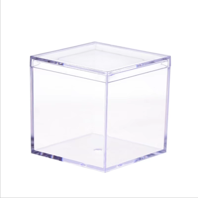 Customize Acrylic Boxes with Lid for Display Clear Plastic Square Cube