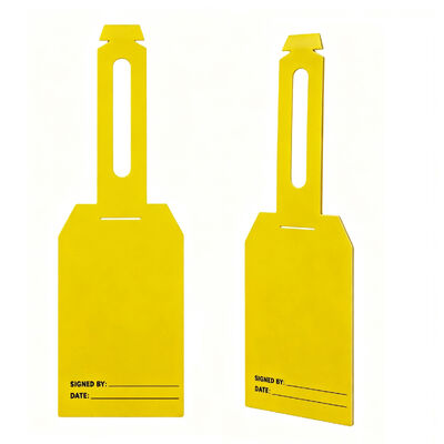 Custom Double Sides Full Color Printed Hang Tags com logotipo personalizado e material de plástico resistente a rasgos