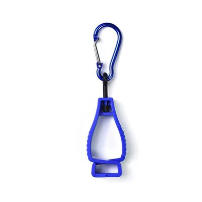 Detentor de segurança de clipes de luvas personalizados com carabinador para construção de trabalho ao ar livre