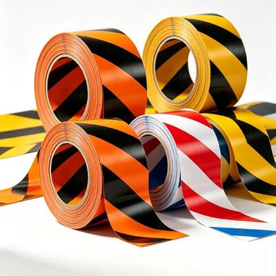 Fabricante Faixa de Aviso de PVC monolateral à prova d'água de cor personalizada