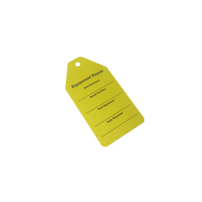 Etiqueta de segurança de PVC impermeável personalizada com impressão digital para advertência de equipamento de etiqueta de bloqueio