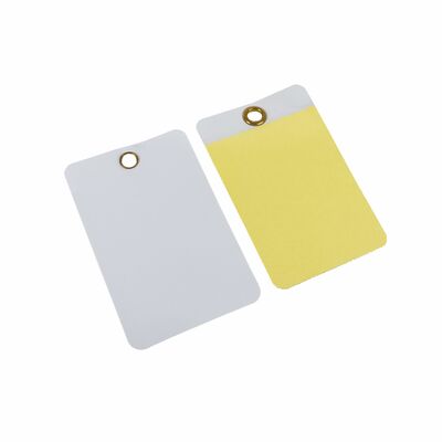 Etiqueta de Segurança Personalizada em PVC à Prova d'Água com Impressão Digital e Design Transparente para Segurança Industrial