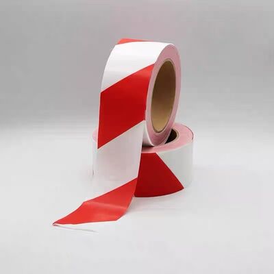 Logotipo impresso sob medida Tela de aviso de segurança vermelha e branca Tela de barreira não adesiva PE para canteiros de obras